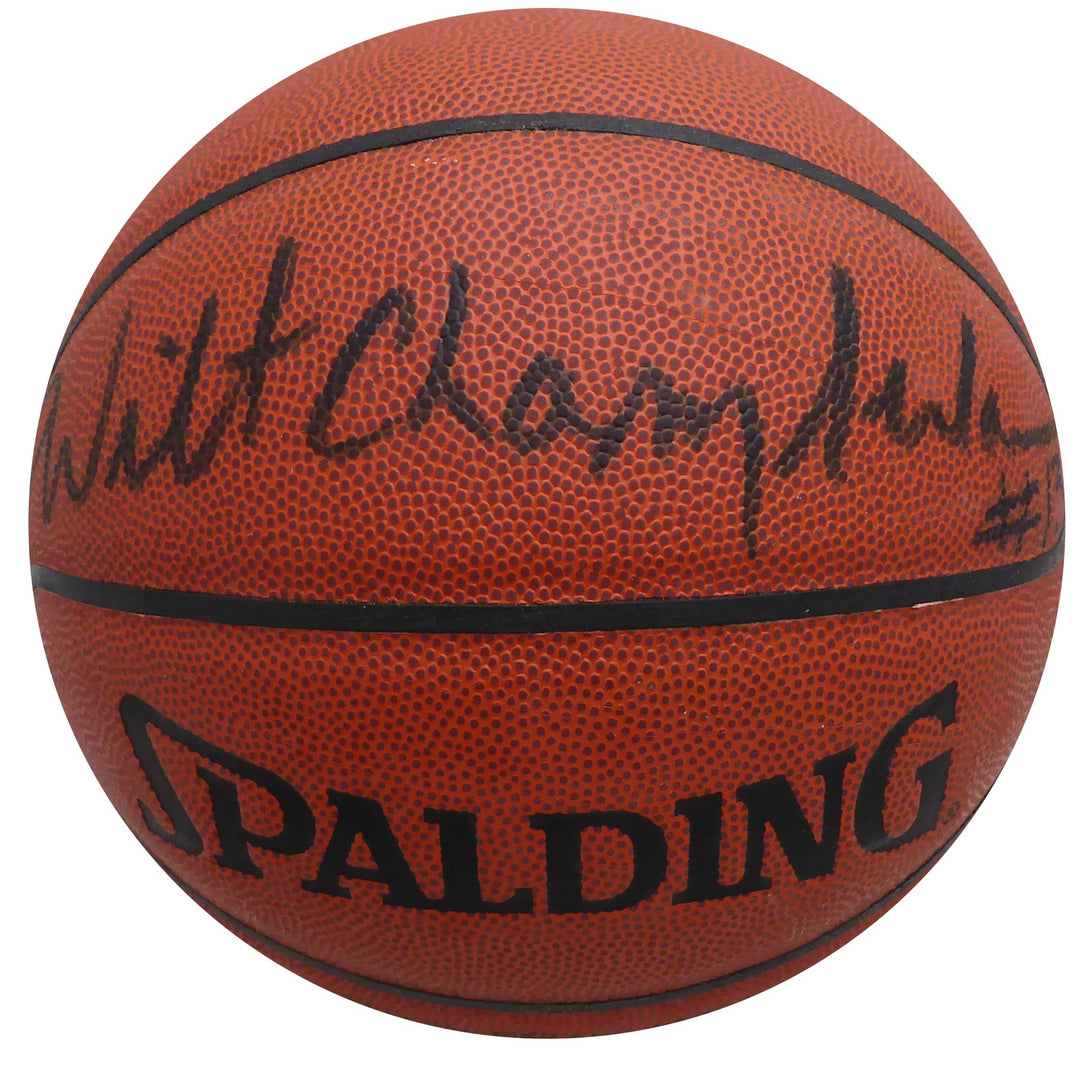 Wilt Chamberlain Signed Official Spalding Basketball Lakers Beckett #AC74587