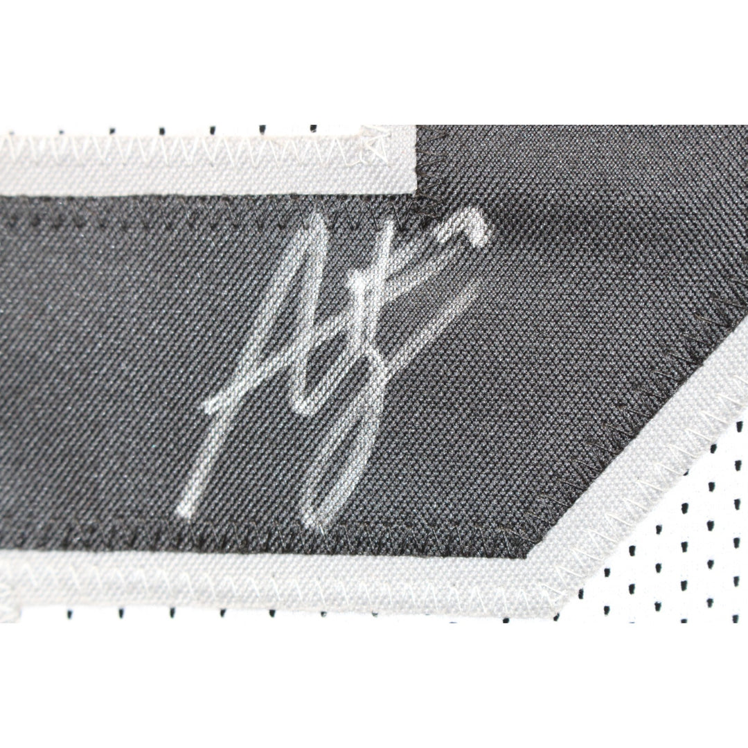 Ashton Jeanty Autographed/Signed Pro Style XL White Jersey Beckett Witness 53209