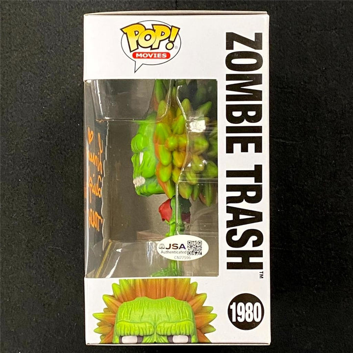 Linnea Quigley signed Zombie Trash Return of Living Dead Funko Pop! red auto JSA