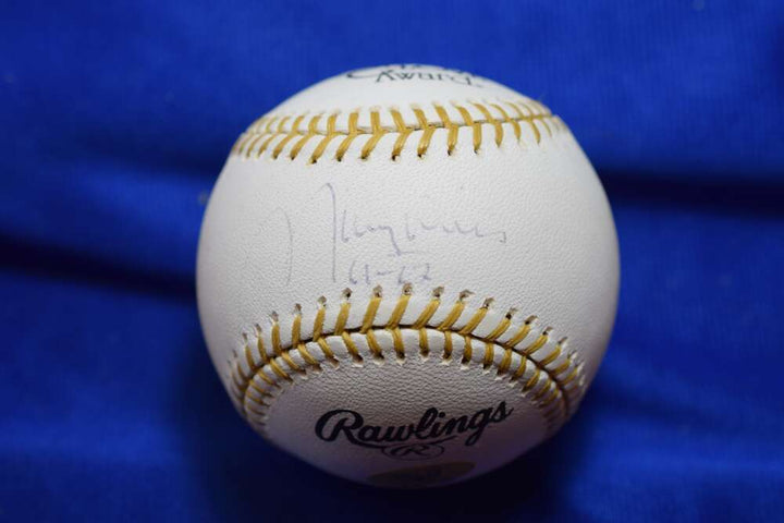Maury Wills PSA DNA Autograph Major League Gold Glove Signed Baseball 61-62