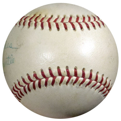 Mickey Mantle Signed AL Cronin Baseball Yankees "Best Wishes" PSA/DNA