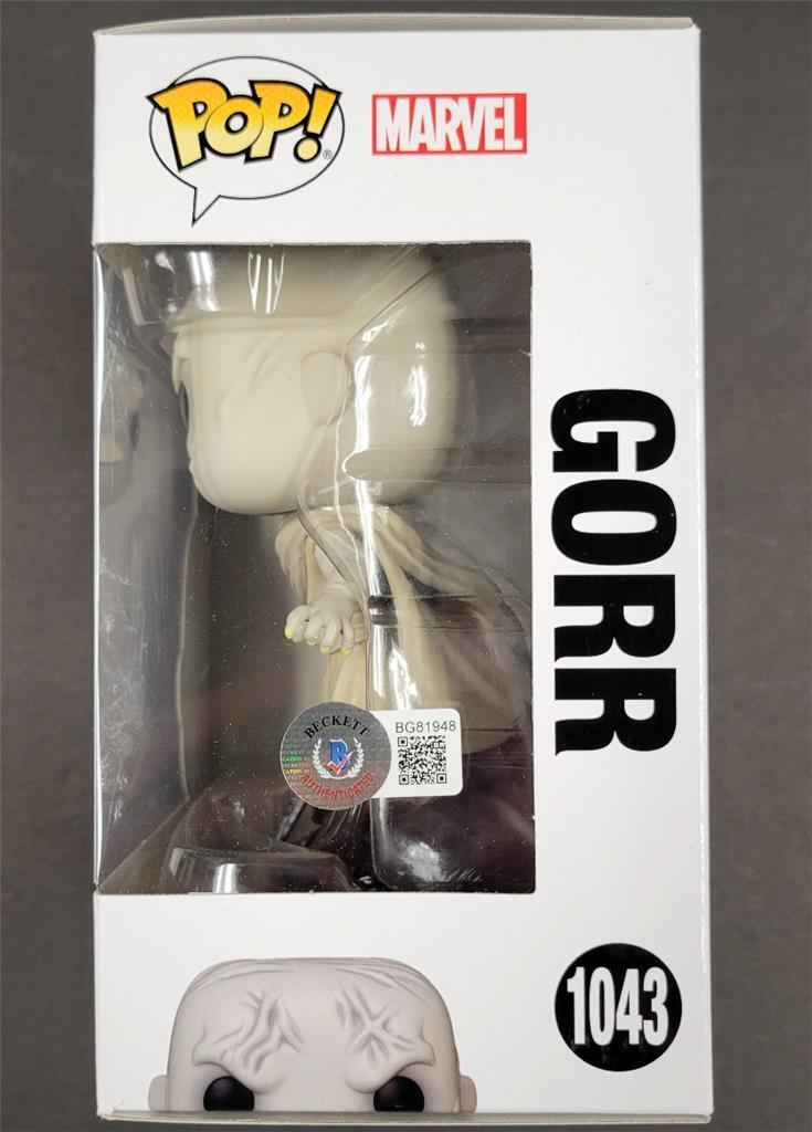 Christian Bale signed Gorr Funko Pop Marvel Thor autograph A ~ Beckett BAS Holo
