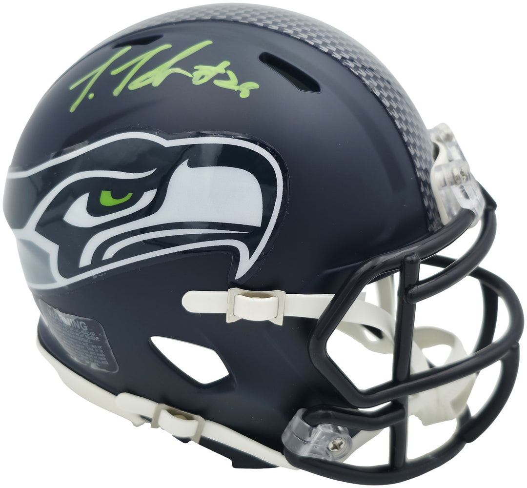 Josh Jobe Signed Seattle Seahawks Blue Speed Mini Helmet MCS Holo