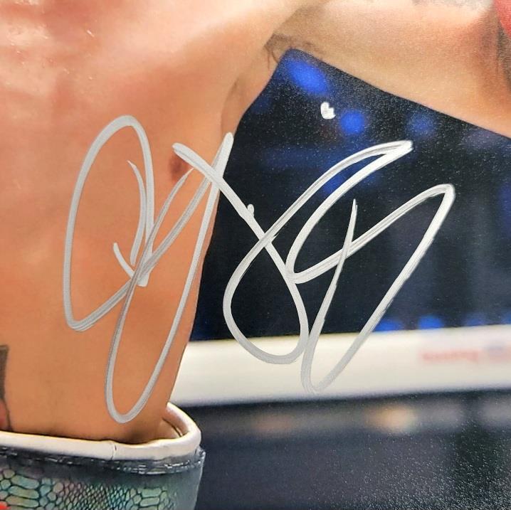 Joseph Diaz Jr. signed 11x14 photo boxing autograph (A) ~ Beckett BAS