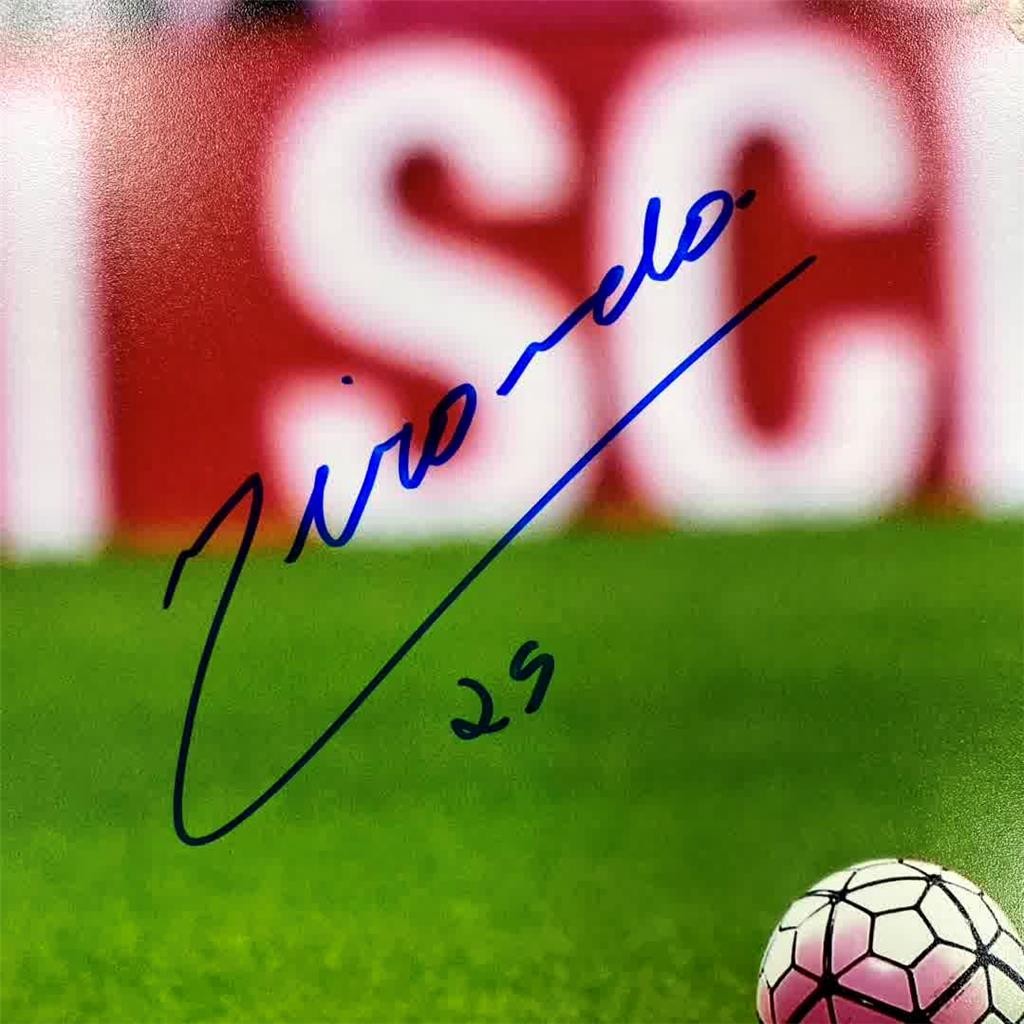Joao Miranda signed Inter Milan 11x14 photo autograph Brazil ~ JSA COA