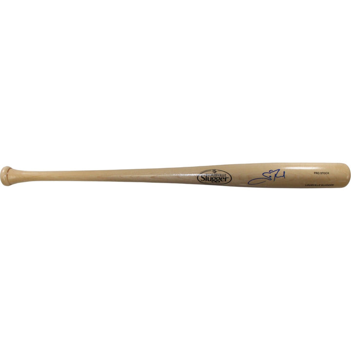 Scott Rolan Autographed Philadelphia Phillies Blonde Baseball Bat Beckett 56966