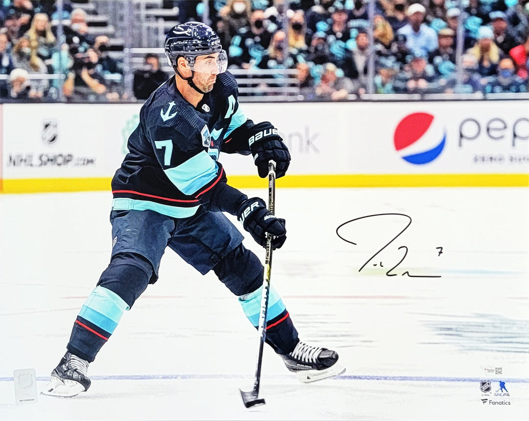 Jordan Eberle Autographed Signed 16x20 Photo Seattle Kraken Fanatics Holo