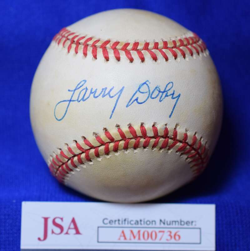 Larry Doby JSA COA Autograph American League Signed Baseball