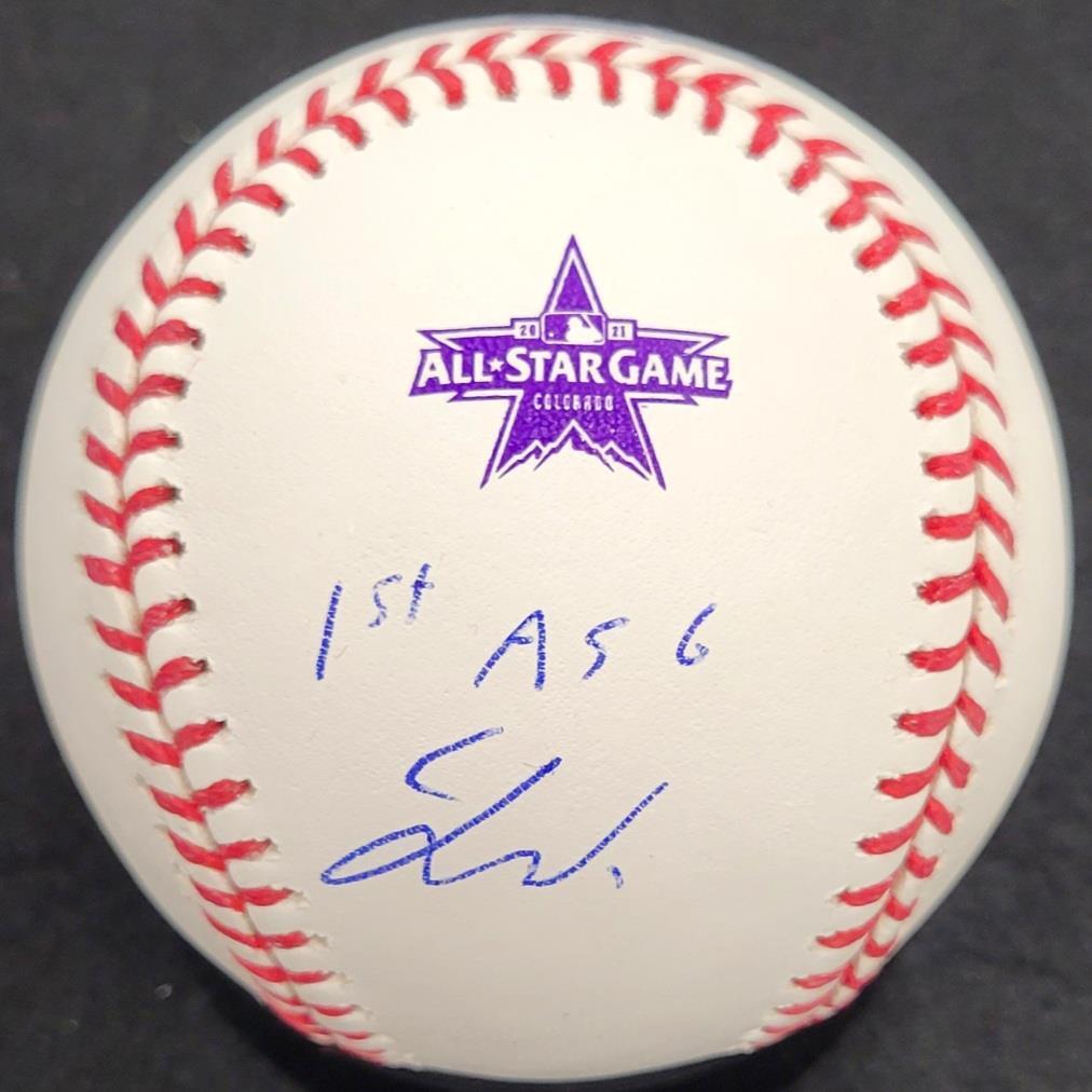 Jared Walsh "1st ASG" signed 2021 All-Star Baseball autograph ~ BAS Beckett