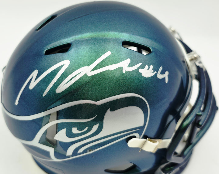 Michael Dickson Signed Seahawks Rivalries Speed Mini Helmet MCS COA