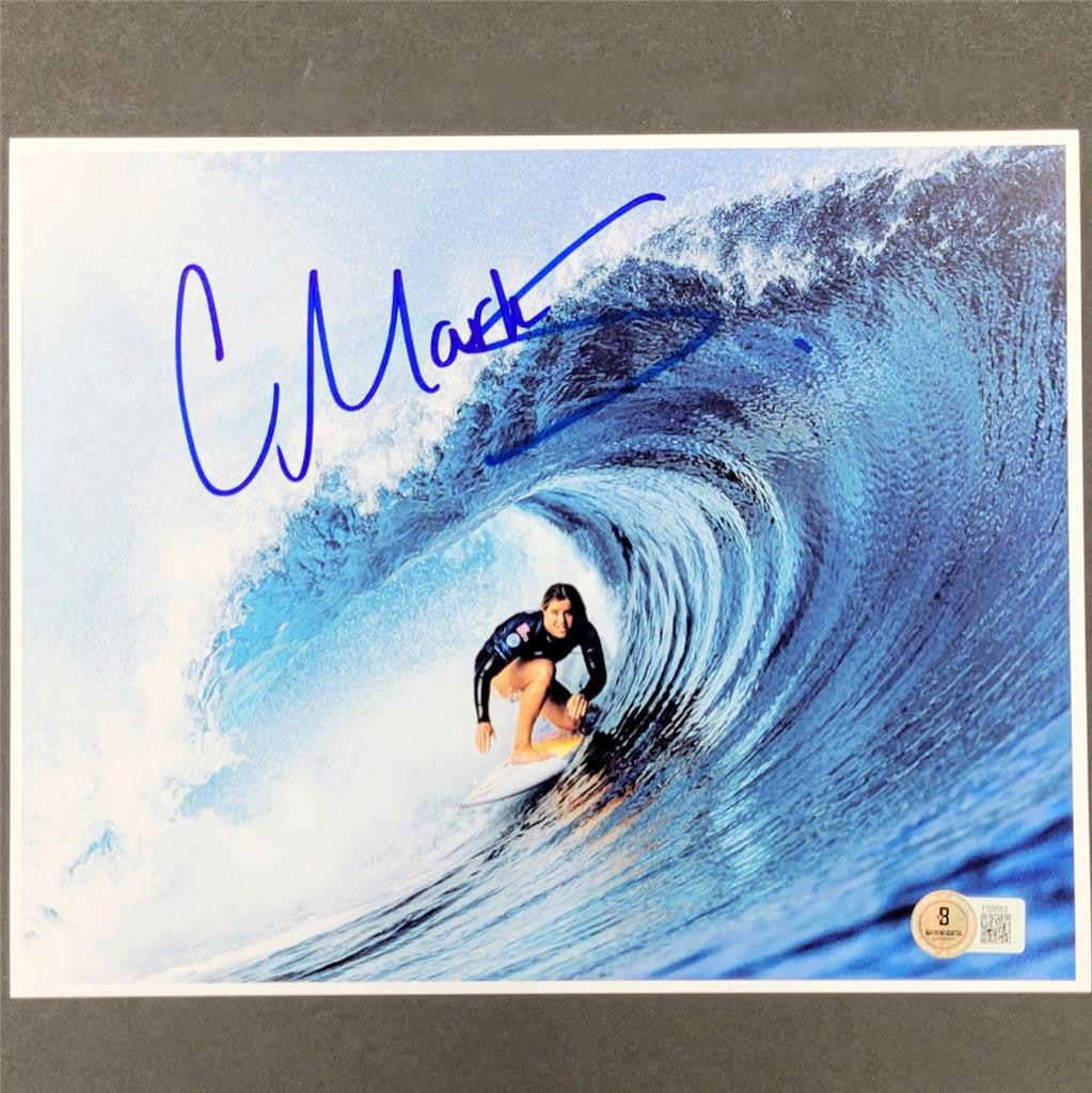 Caroline Marks signed 8x10 Photo USA Olympics Gold Surfer autograph~ Beckett BAS