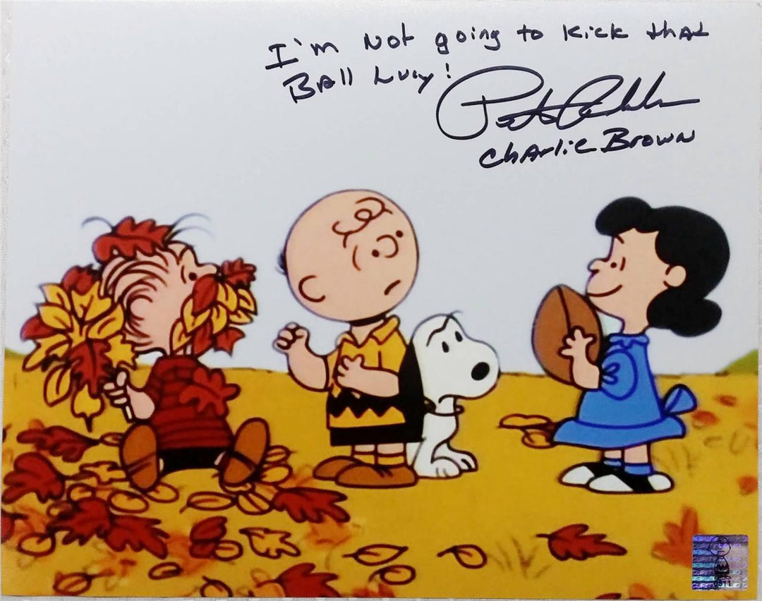 Peter Robbins Voice Of Charlie Brown Signed 8x10 Photo OC Dugout Exclusive (J)