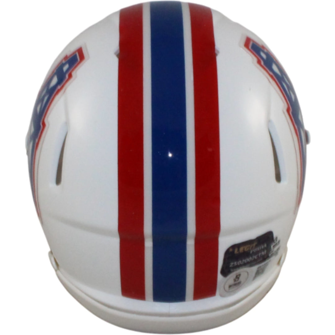Robert Brazile Autographed Houston Oilers TB Mini Helmet HOF Beckett WIT 54727