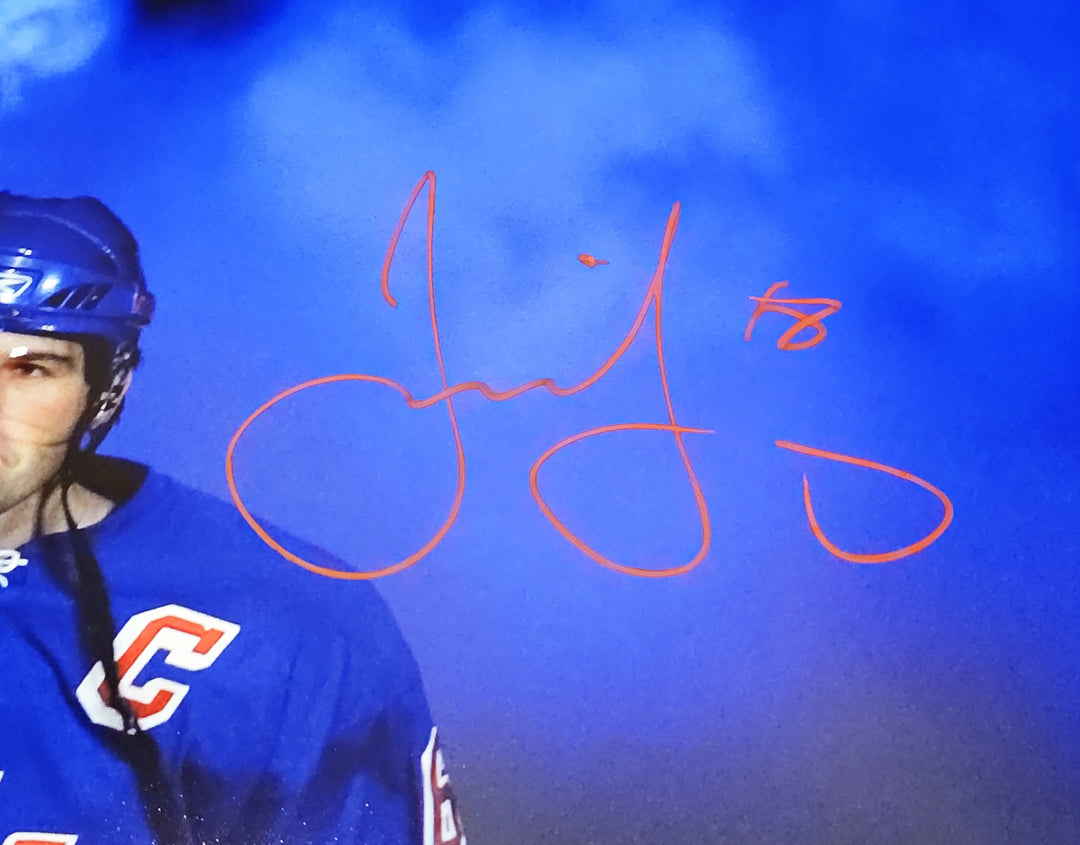 Jaromir Jagr Signed 16x20 Photo New York Rangers Beckett BAS Witness