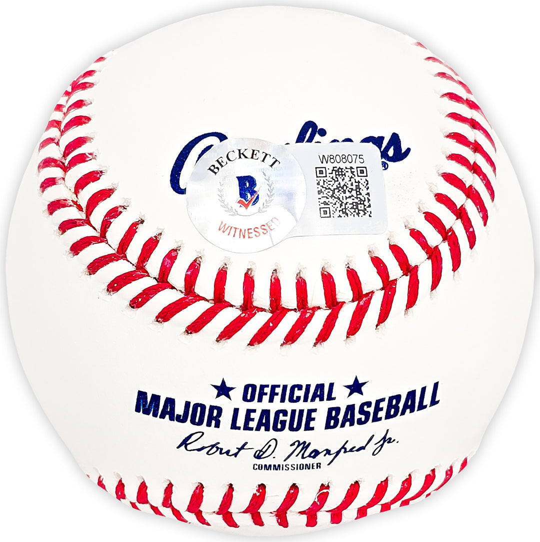 Ken Griffey Sr. Signed MLB Baseball Reds "Big Red Machine" Beckett Witness
