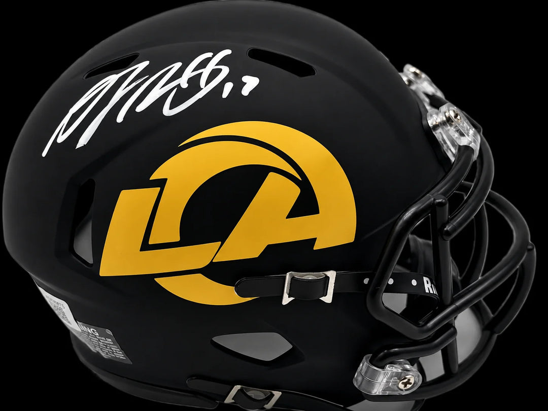 Davante Adams Signed Mini Helmet BAS Autographed Los Angeles Rams