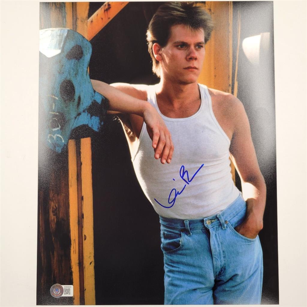 Kevin Bacon signed 11x14 photo autograph (A) ~ Beckett BAS Holo