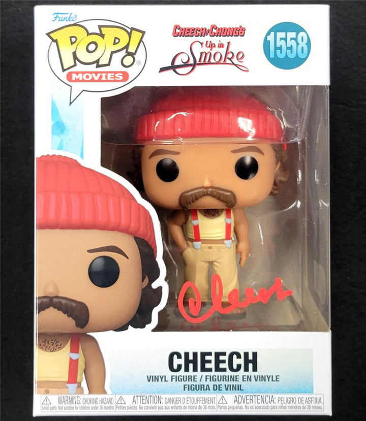 Cheech Marin signed Cheech & Chong Up in Smoke Funko Pop! 1558 auto~ Beckett BAS