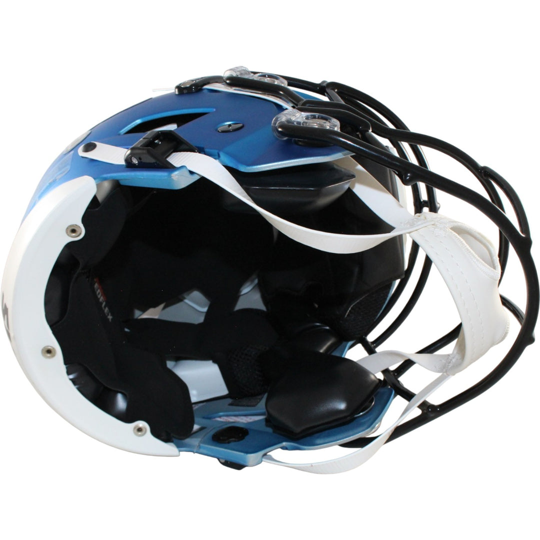 Barry Sanders Signed Detroit Lions ALT SpeedFlex Helmet Beckett Witness 58196