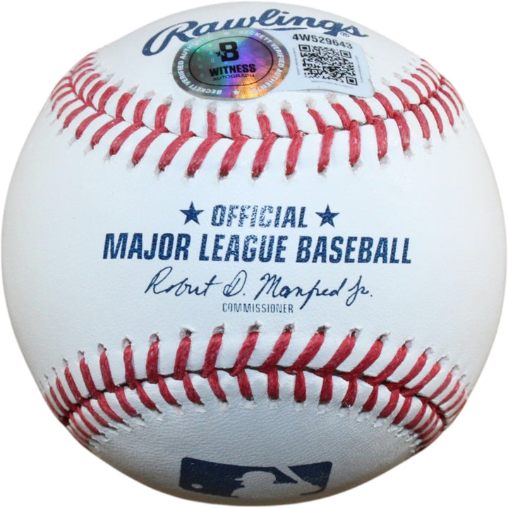 4000 K's Autographed OML Baseball Ryan Johnson Clemens Carlton Beckett 57265