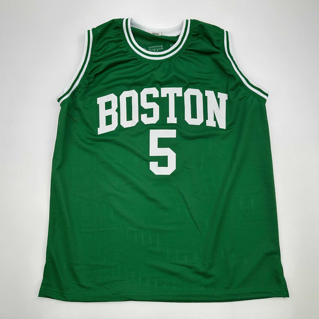 Facsimile Autographed Bill Walton Boston Green Reprint Jersey Size Men's XL