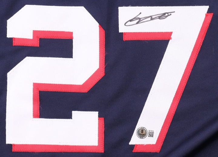 Vladimir Guerrero Jr. Toronto Signed Navy Baseball Jersey BAS