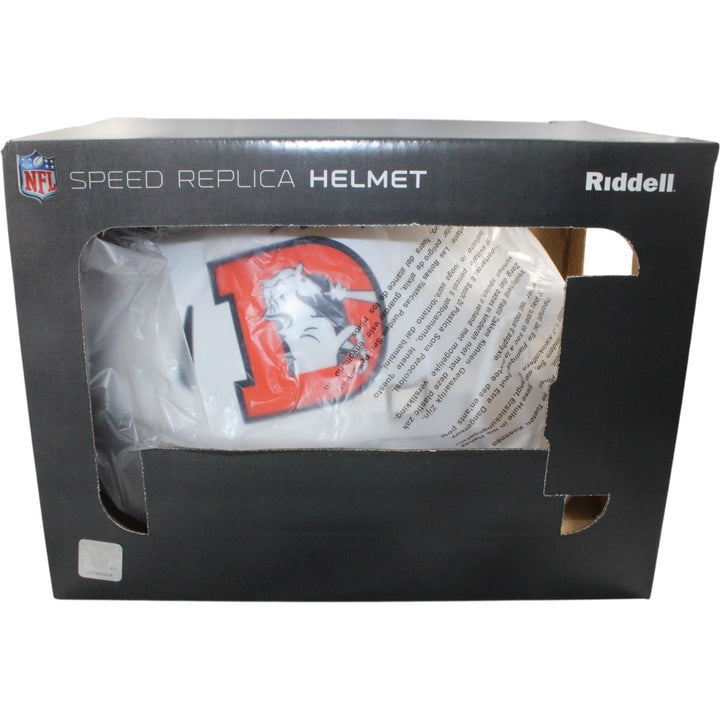 Bo Nix Autographed Denver Broncos F/S 2023 ALT Helmet Beckett Witness 57290