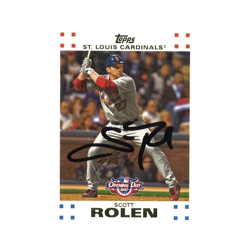 2007 Topps Opening Day Scott Rolen Autograph (CX Auth)