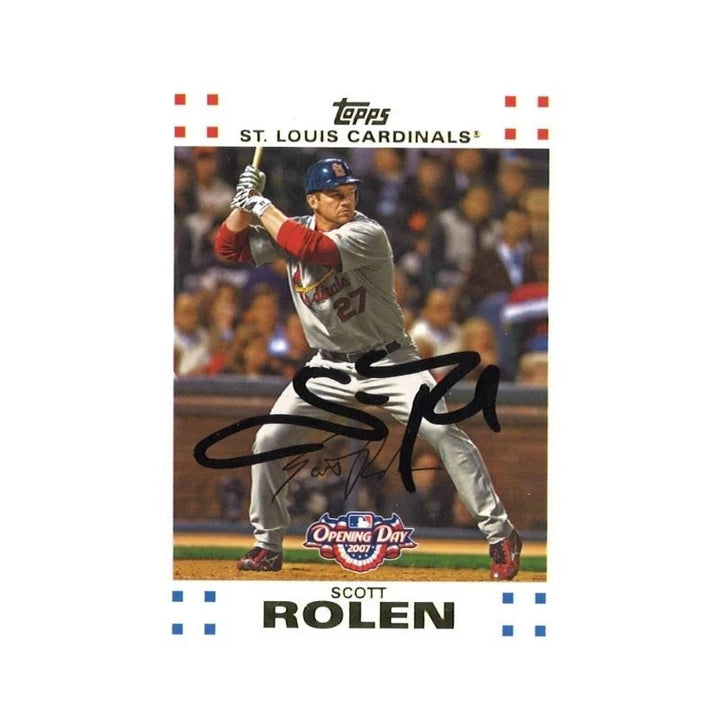 2007 Topps Opening Day Scott Rolen Autograph (CX Auth)