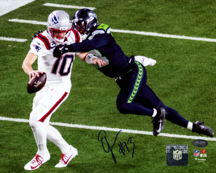 Ernest Jones IV Signed 8x10 Photo Seattle Seahawks MCS Holo
