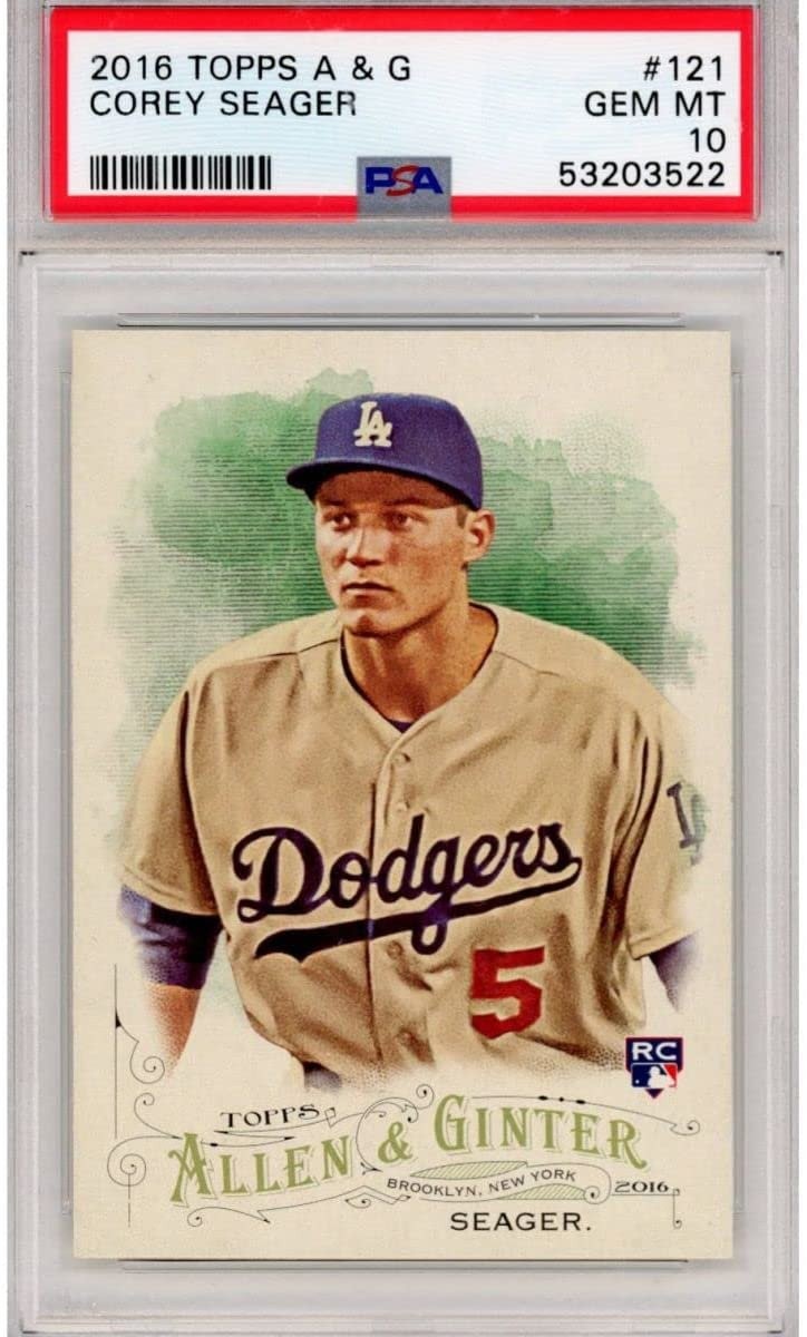 Graded 2016 Topps Allen & Ginter COREY SEAGER #121 Rookie Card PSA 10