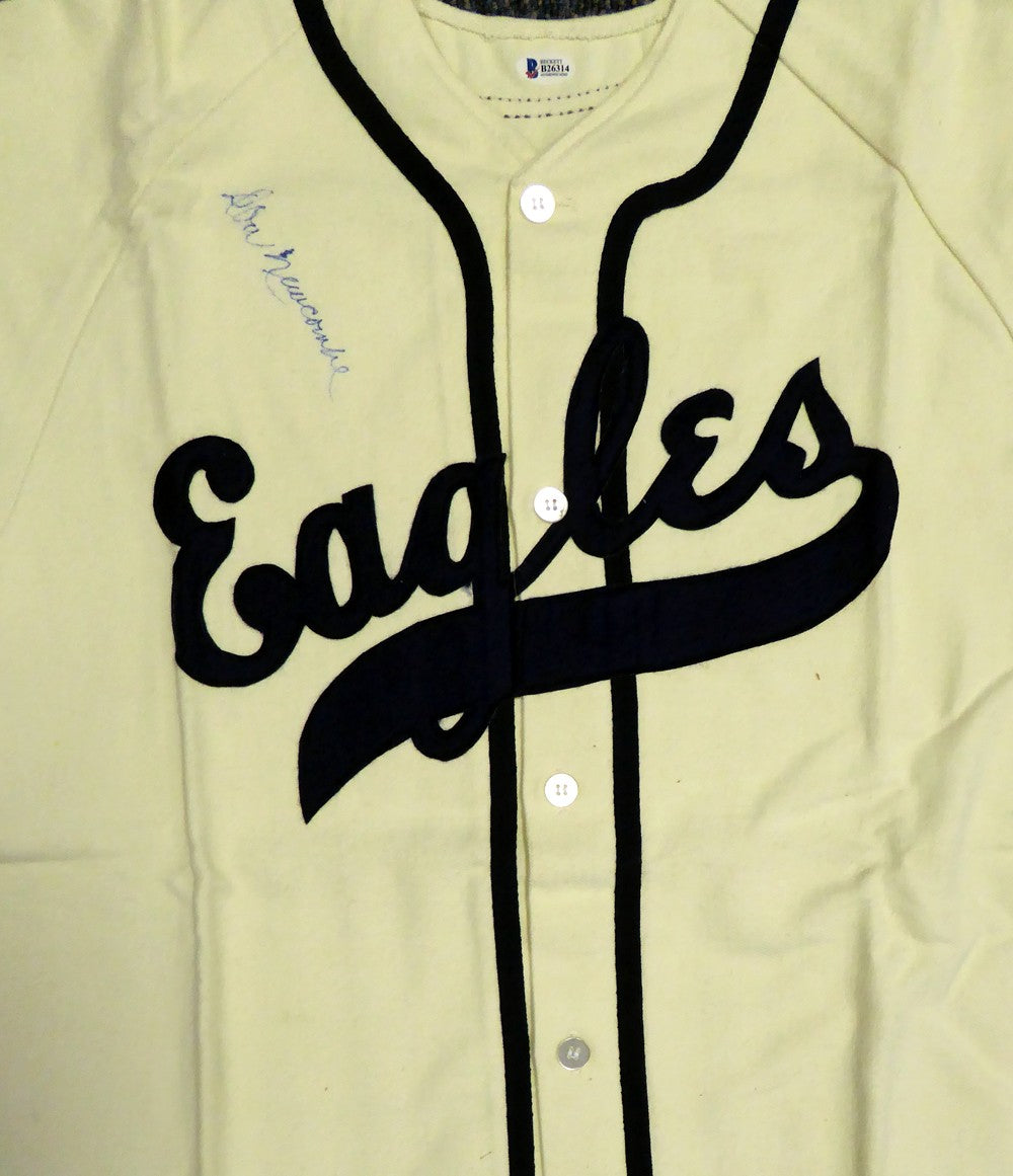 Newark Eagles Don Newcombe Autographed Signed Cream Jersey Beckett BAS #B26314