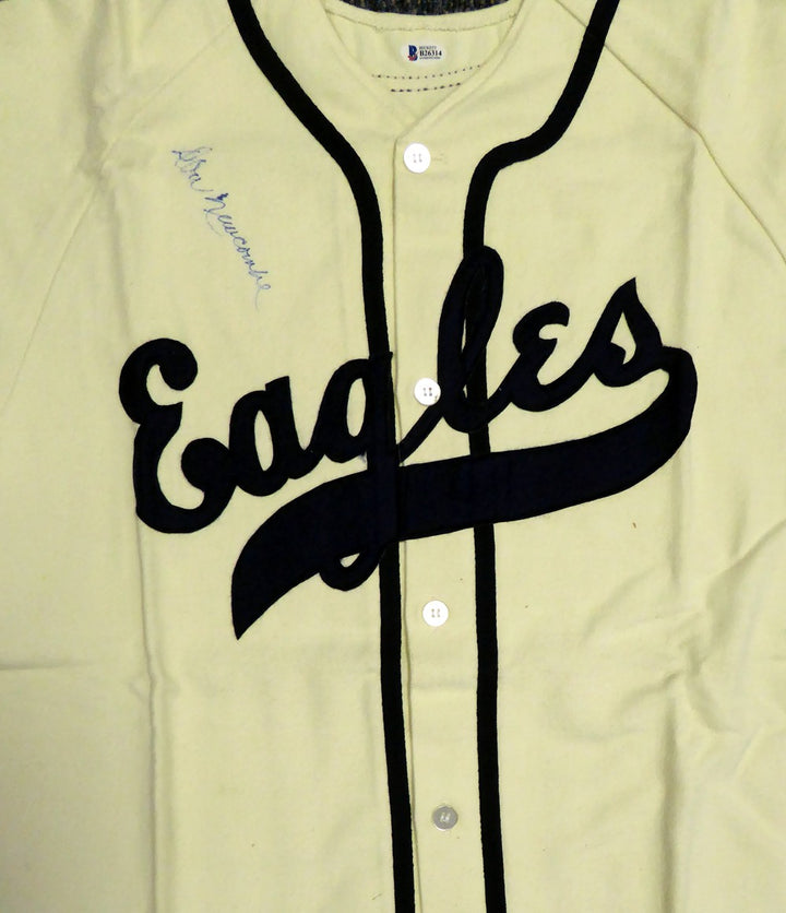 Newark Eagles Don Newcombe Autographed Signed Cream Jersey Beckett BAS #B26314
