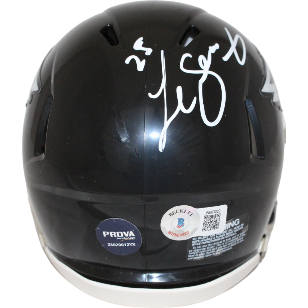 Lesean McCoy Signed Philadelphia Eagles 22 Alt Mini Helmet Beckett 43025