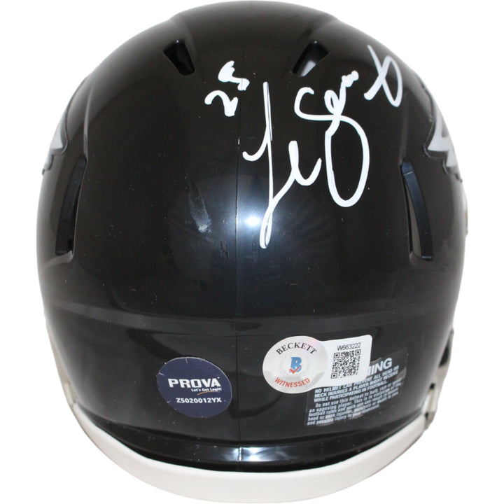Lesean McCoy Signed Philadelphia Eagles 22 Alt Mini Helmet Beckett 43025