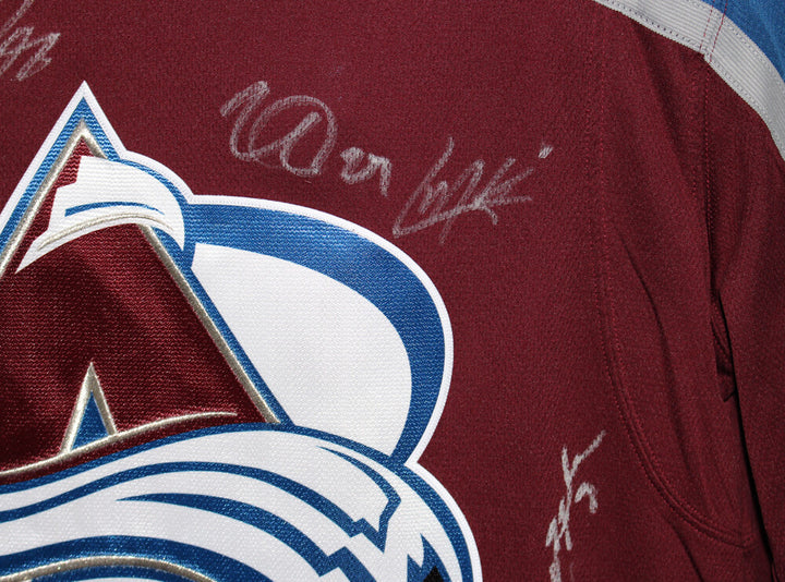 Colorado Avalanche Stanley Cup Team Signed Fanatics XL Jersey 20 Sigs BAS 37472