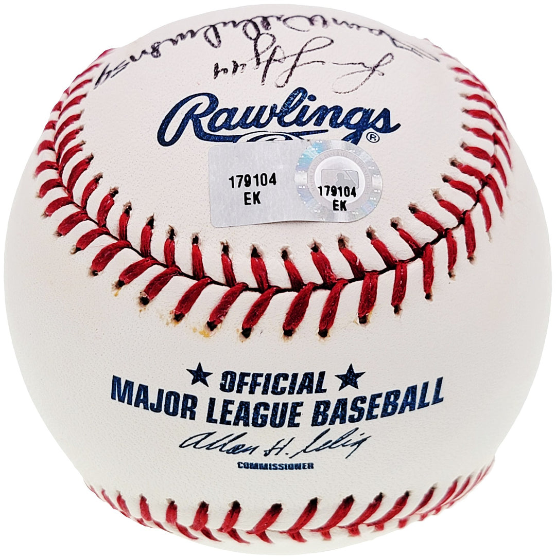 Mariners Combined No Hitter Signed MLB Baseball 6 Sigs Kevin Millwood MLB Holo