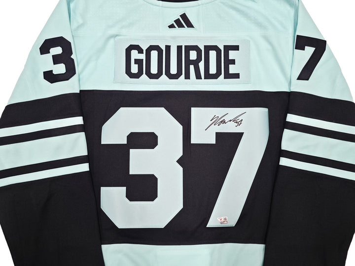 Kraken Yanni Gourde Blue, Green Adidas Primegreen Reverse Retro Jersey Fanatics