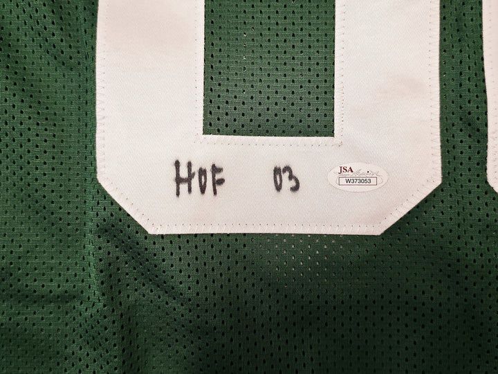 Boston Celtics Robert Parish Signed Green Jersey "HOF 03" JSA