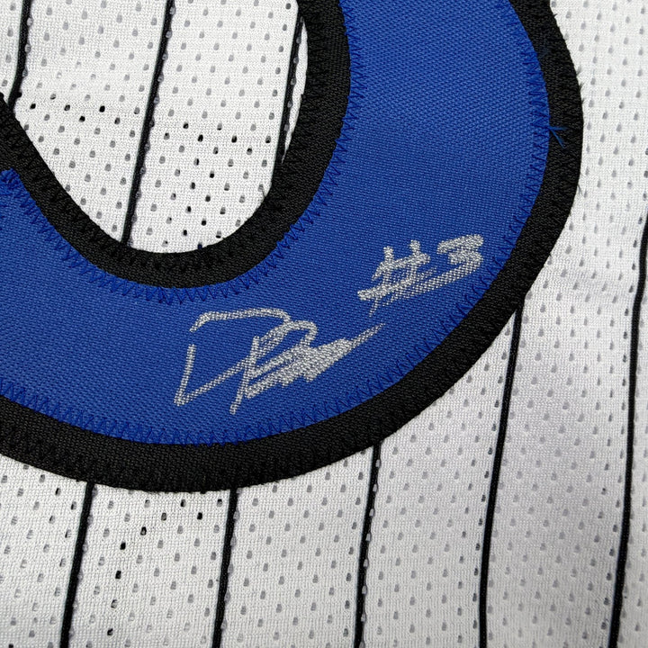 Autographed/Signed Desmond Bane Orlando White Pinstripe Jersey Beckett BAS COA