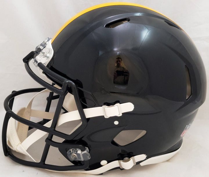 Kenny Pickett Signed Steelers Black Full Size Authentic Speed Helmet Beckett