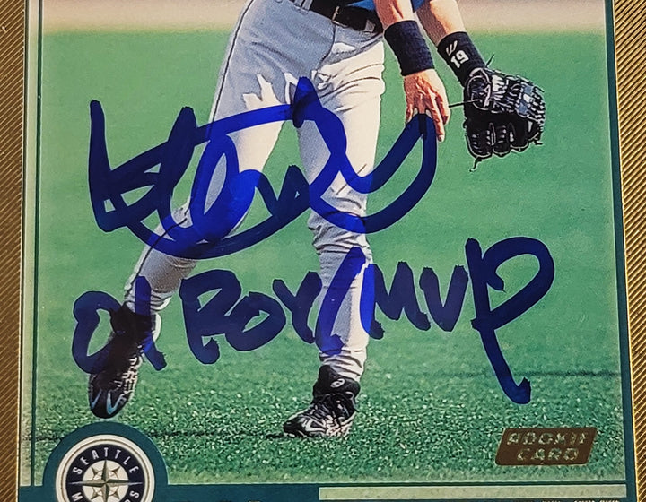 Ichiro Suzuki Signed 2001 Topps Gold RC 726 PSA 8.5 Sig 10 01 ROY/MVP PSA/DNA