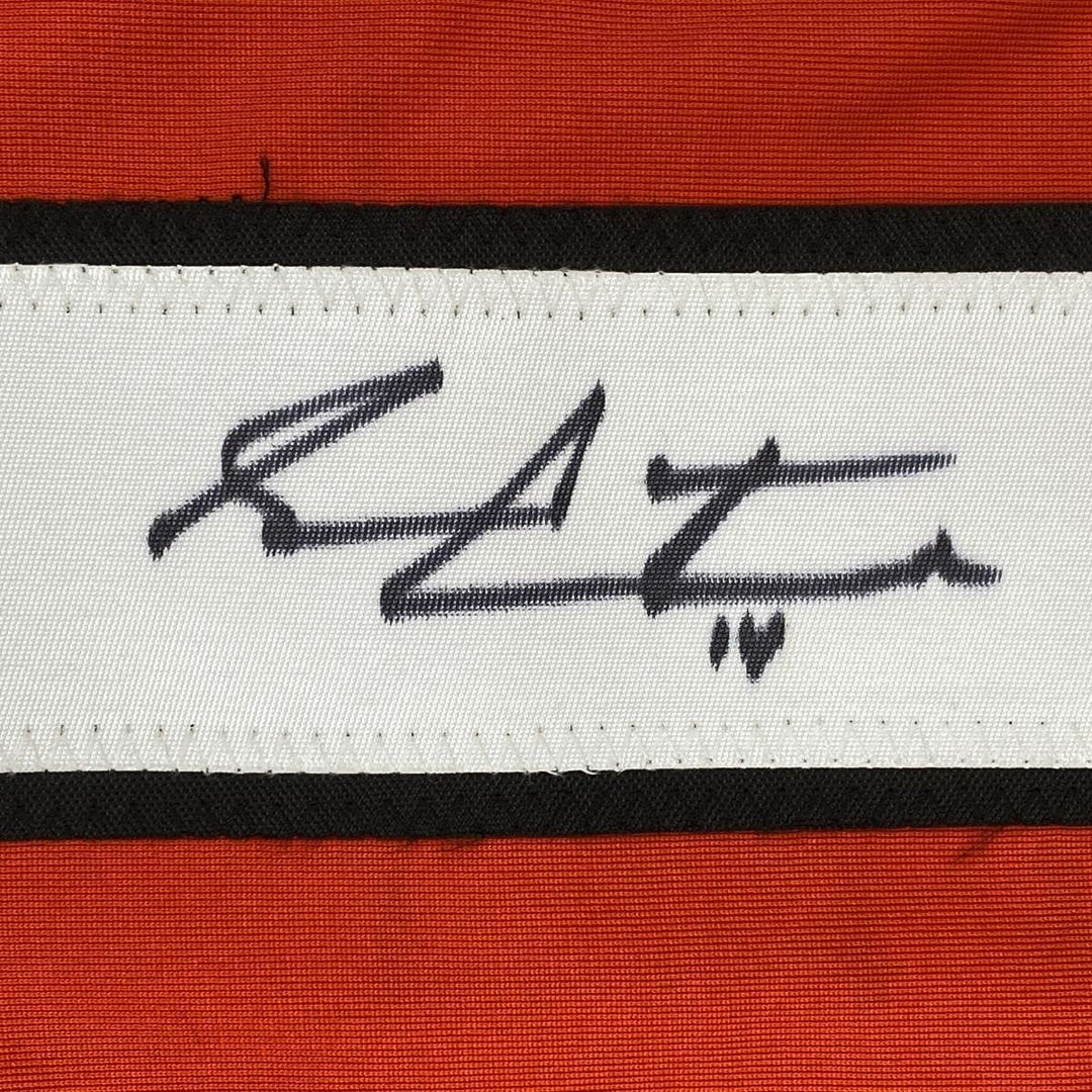 FRAMED Signed SEAN COUTURIER 35x39 Philly Orange Jersey JSA COA Auto