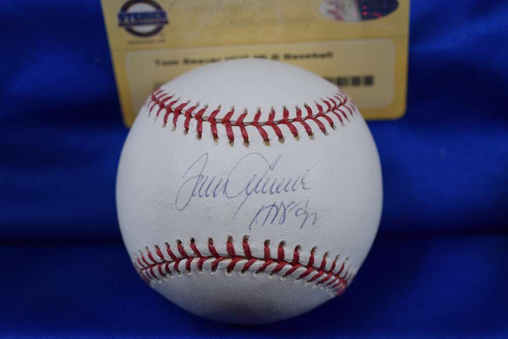 Tom Seaver Steiner Coa Autograph Major League Signed Baseball HOF 92