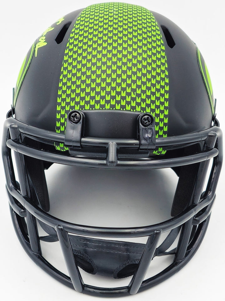 Byron Murphy II Signed Seattle Seahawks Eclipse Black Speed Mini Helmet MCS Holo