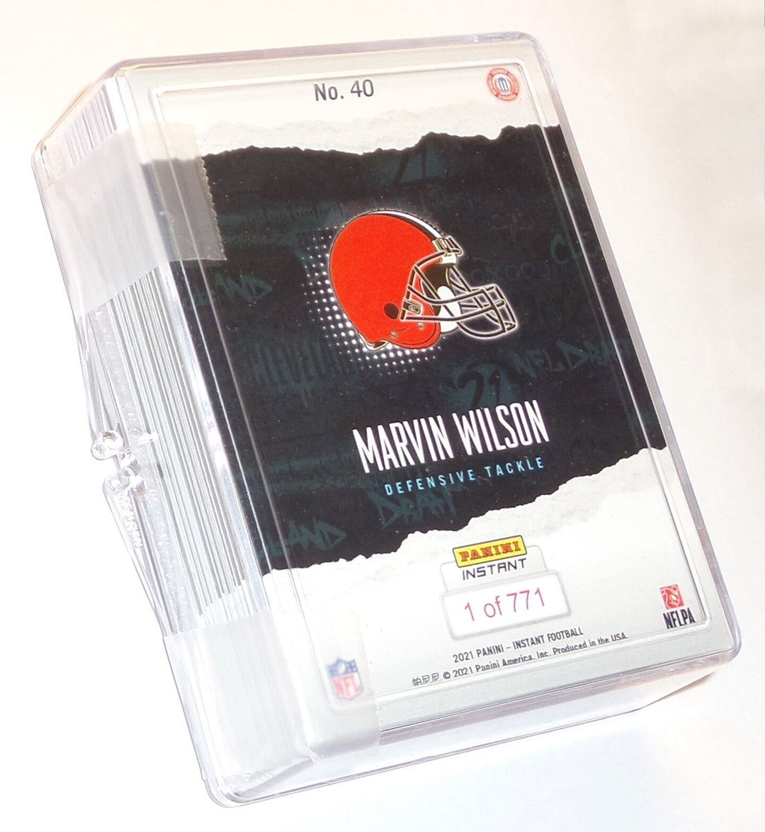 NFL DRAFT NIGHT PANINI INSTANT BRAND NEW SEALED 2021 ROOKIES 40 CARD SET PACKAGE