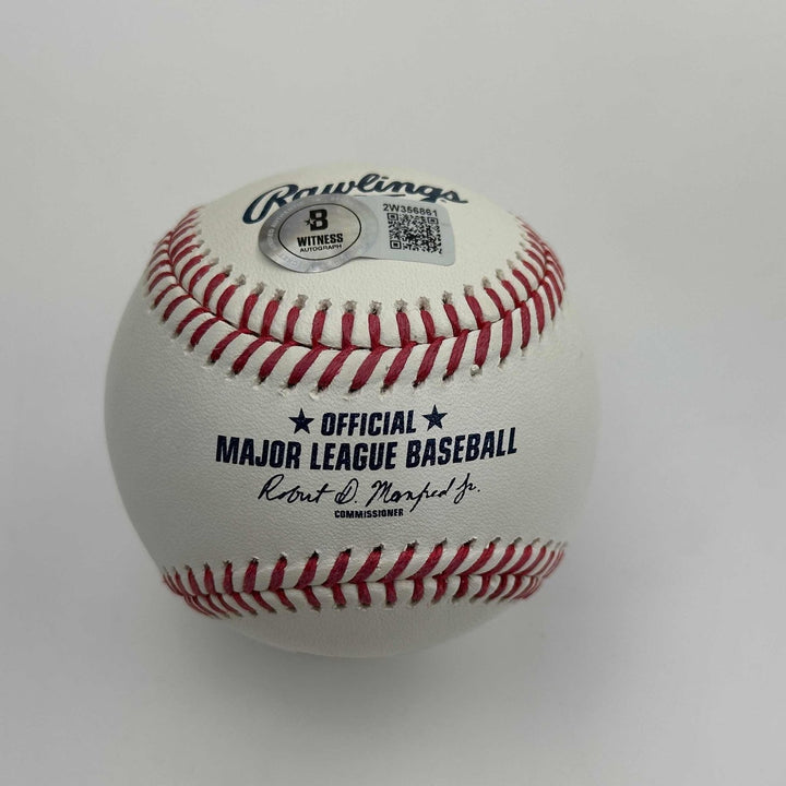 Autographed/Signed Andre Dawson Rawlings ROML Beckett BAS COA