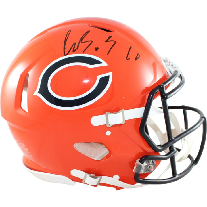 Luther Burden Autographed Chicago Bears 22 Alt Pro Helmet Beckett WIT 58327