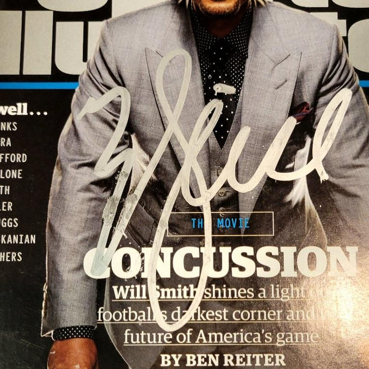 Will Smith signed Sports Illustrated SI Magazine silver autograph C) Beckett BAS