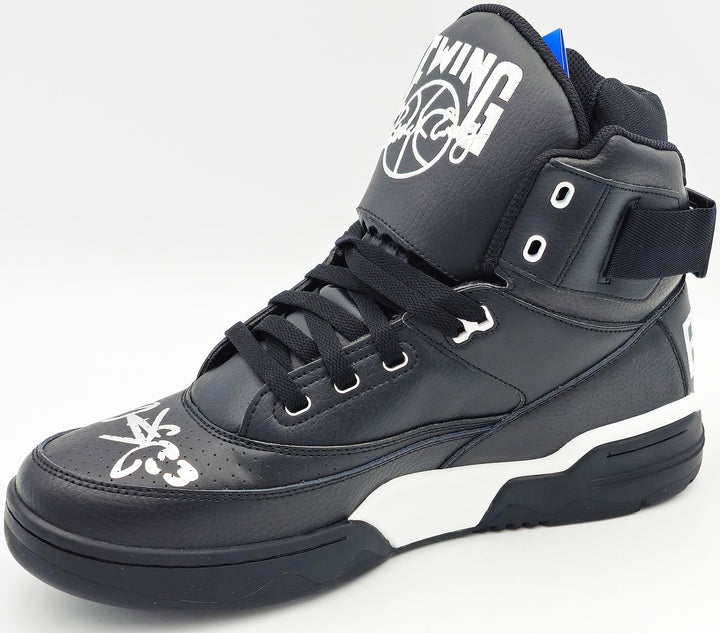 Patrick Ewing Auto Black Athletics 33 HI Right Shoe Knicks Size 13 Beckett